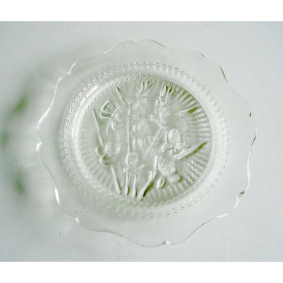 3 Depression Glass Iris And Herringbone Cups And Saucers Jeanette 1930s - Picture 4 of 5